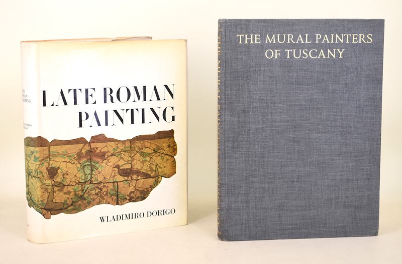 Borsook, Eve: The Mural Painters of Tuscany, 1960 e Dorigo, Wladimiro: Late Roman Painting. A Stu...