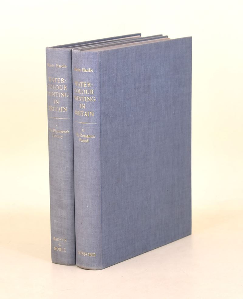 Hardie, Martin. Water-colour Painting in Britain, 1966-1967, edizione illustrata in due volumi