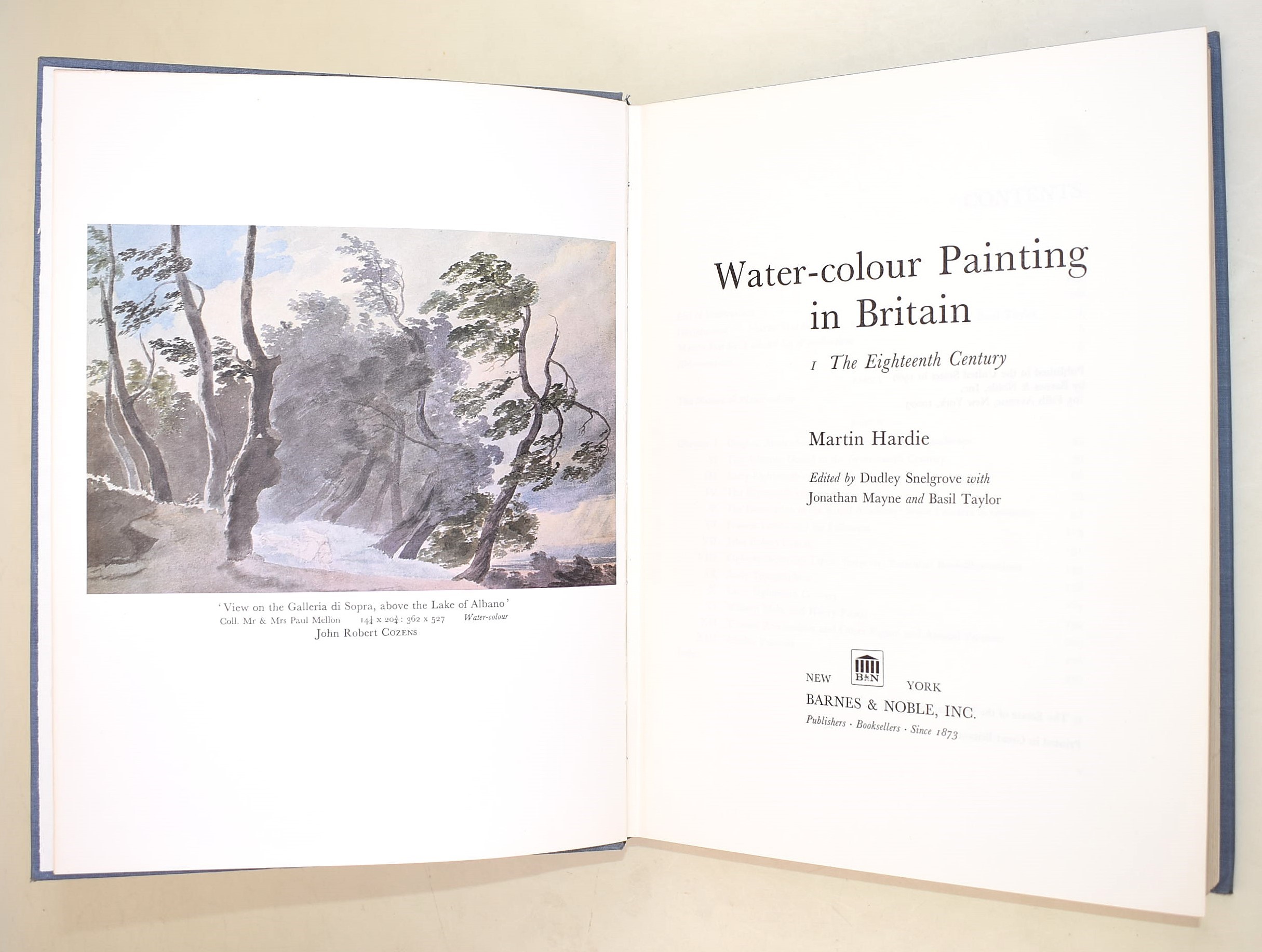 Hardie, Martin. Water-colour Painting in Britain, 1966-1967, edizione illustrata in due volumi