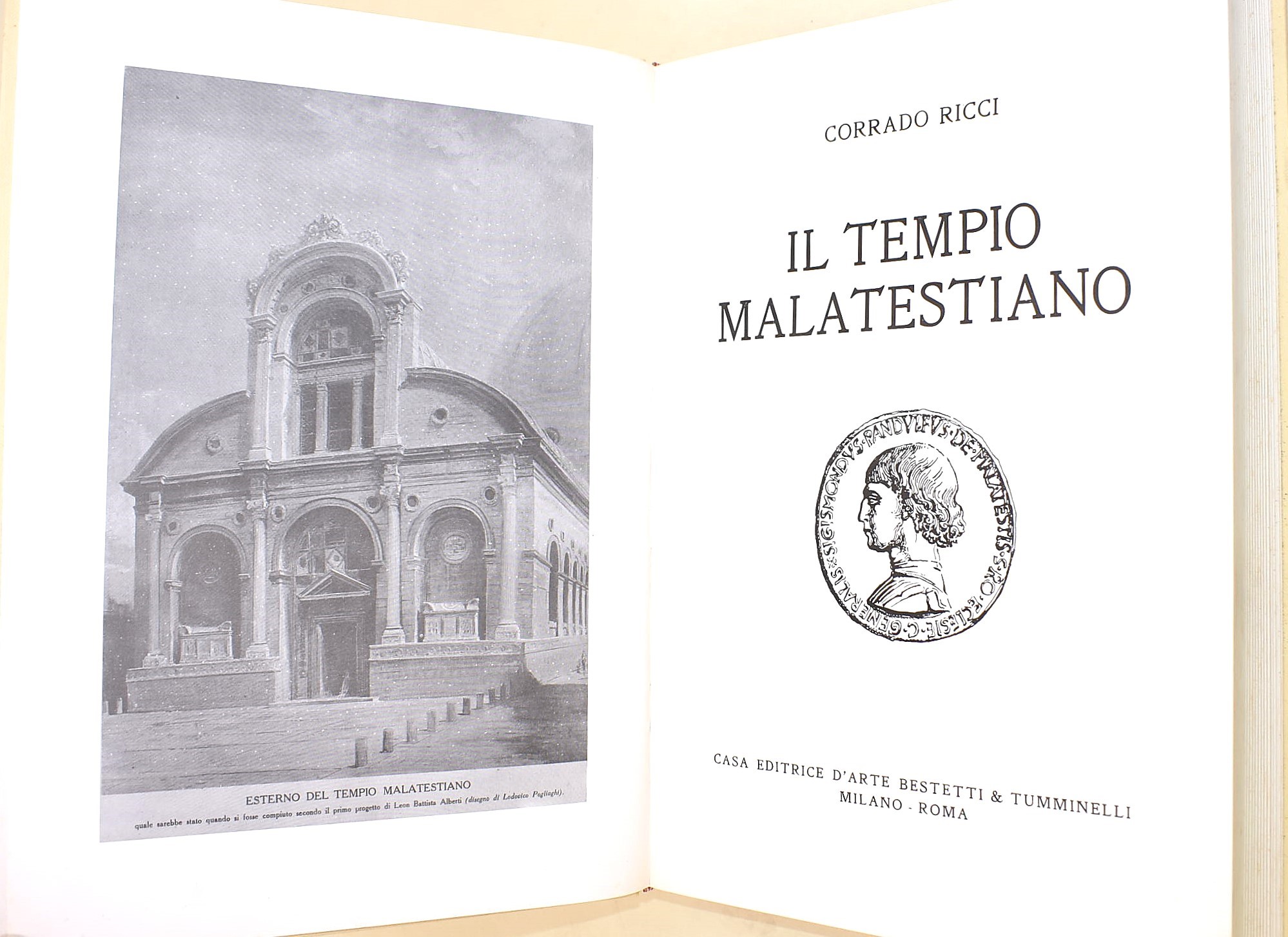 Corrado Ricci, Il tempio Malatestiano, 1974, Edizione illustrata