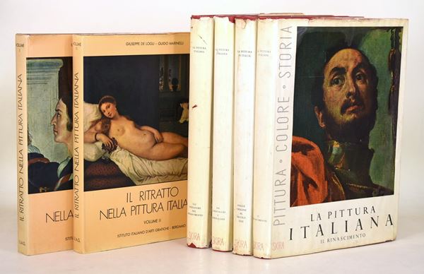 De Logu, Giuseppe - Marinelli, Guido: Il ritratto nella pittura italiana, 1975 / La Pittura Italiana, 1956-1959