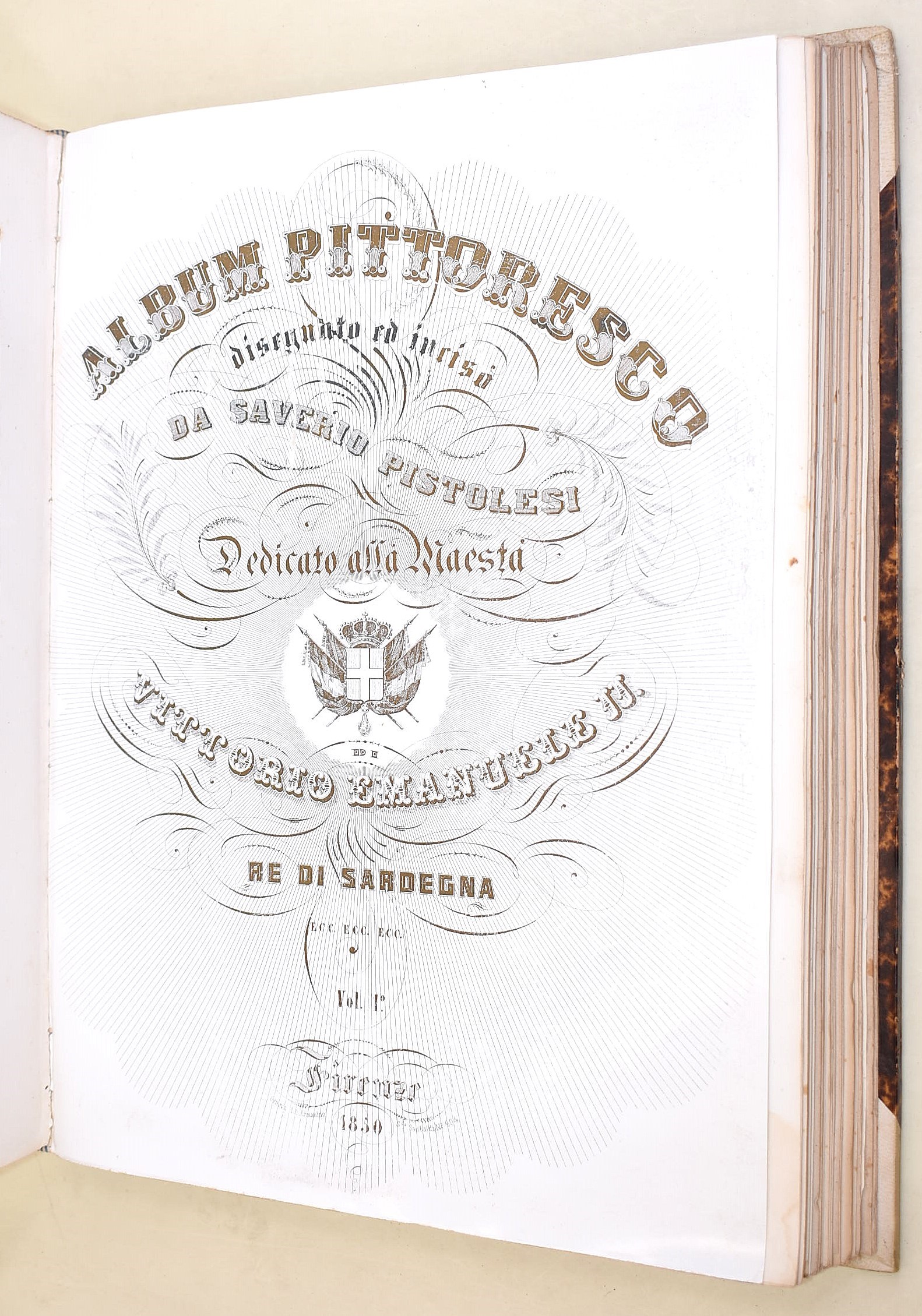 Pistolesi, Saverio: Album Pittorico, 1851-1855