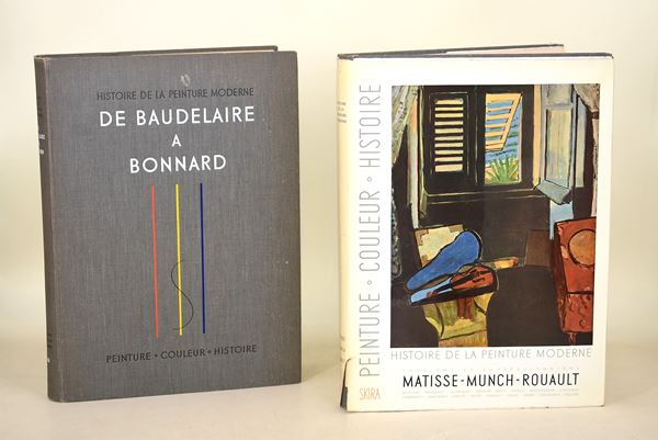 Histoire de la Peinture Moderne. De Baudelaire a Bonnard, 1949 / Histoire de la Peinture Moderne. Fauvisme et Expressionnisme. Matisse - Munch - Rouault, 1950