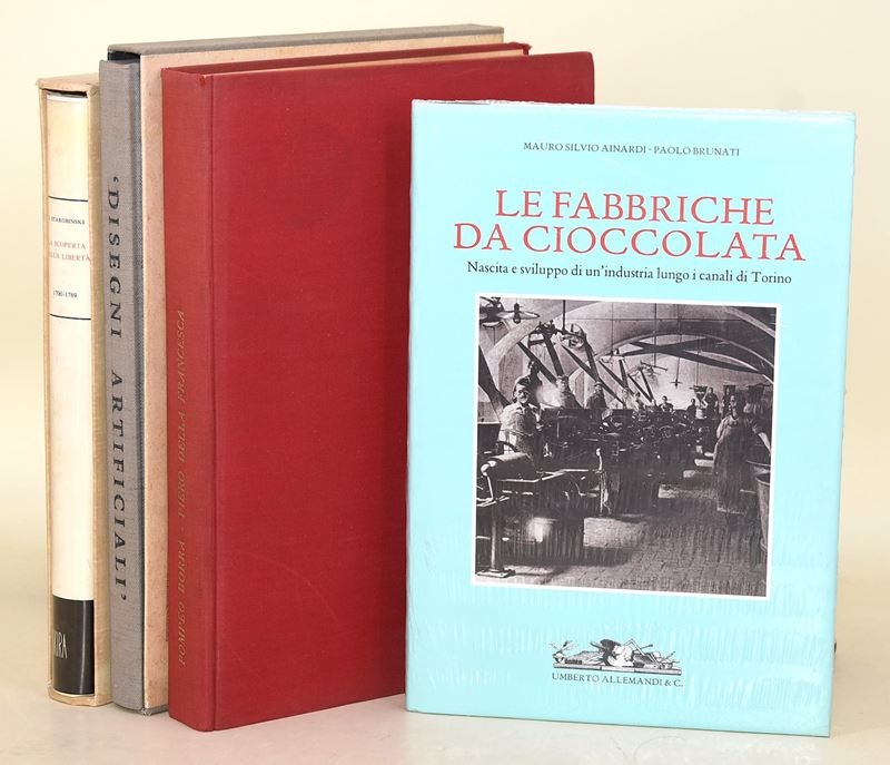 Ainardi, Mauro Silvio e Brugnati, Paolo, Le fabbriche da cioccolata; Starobinski, Jean, La Scoper...