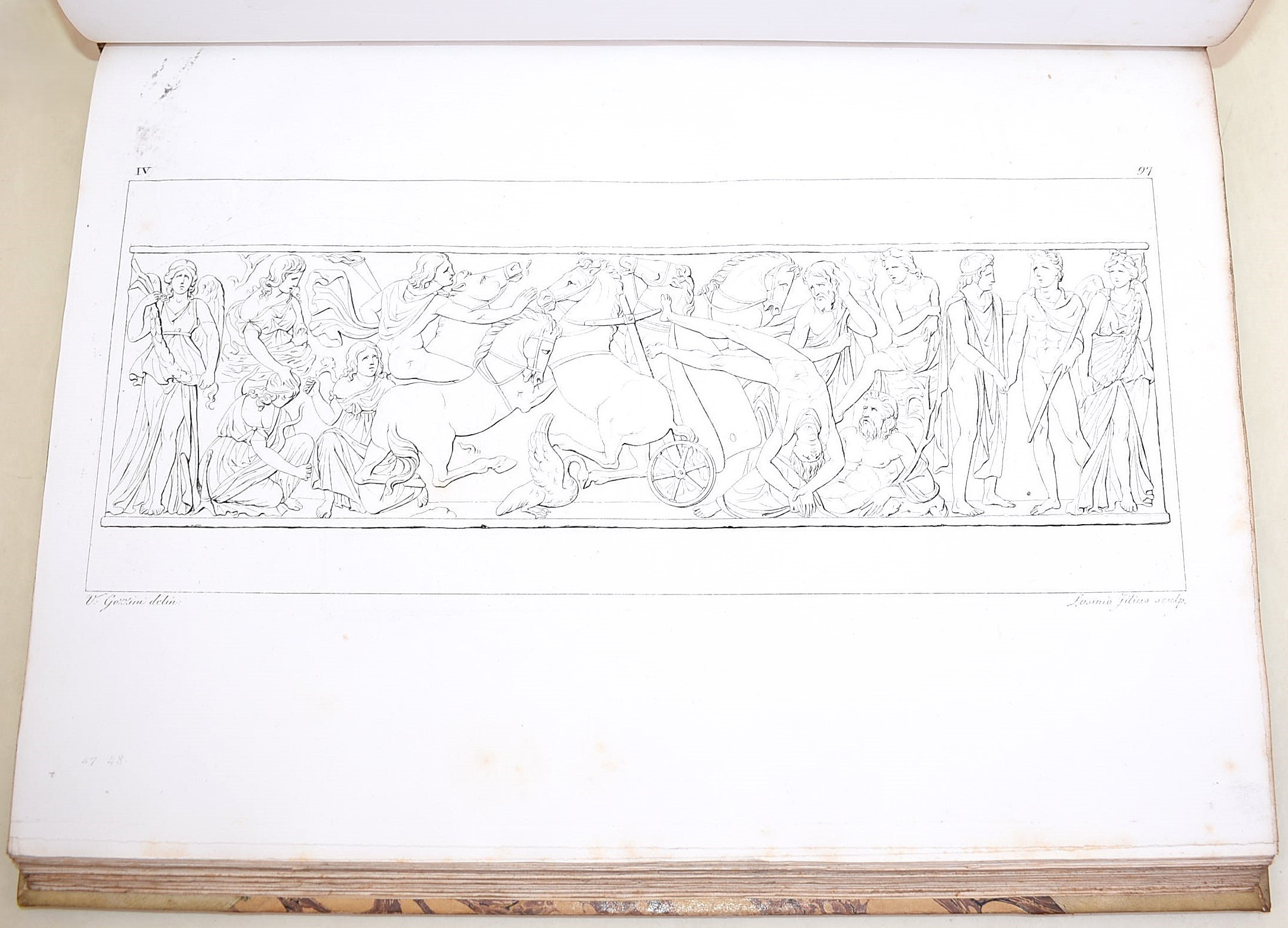 Imp. et Royale Galerie de Florence dessinée parle professeur Gozzini et gravée par le chevalier P...