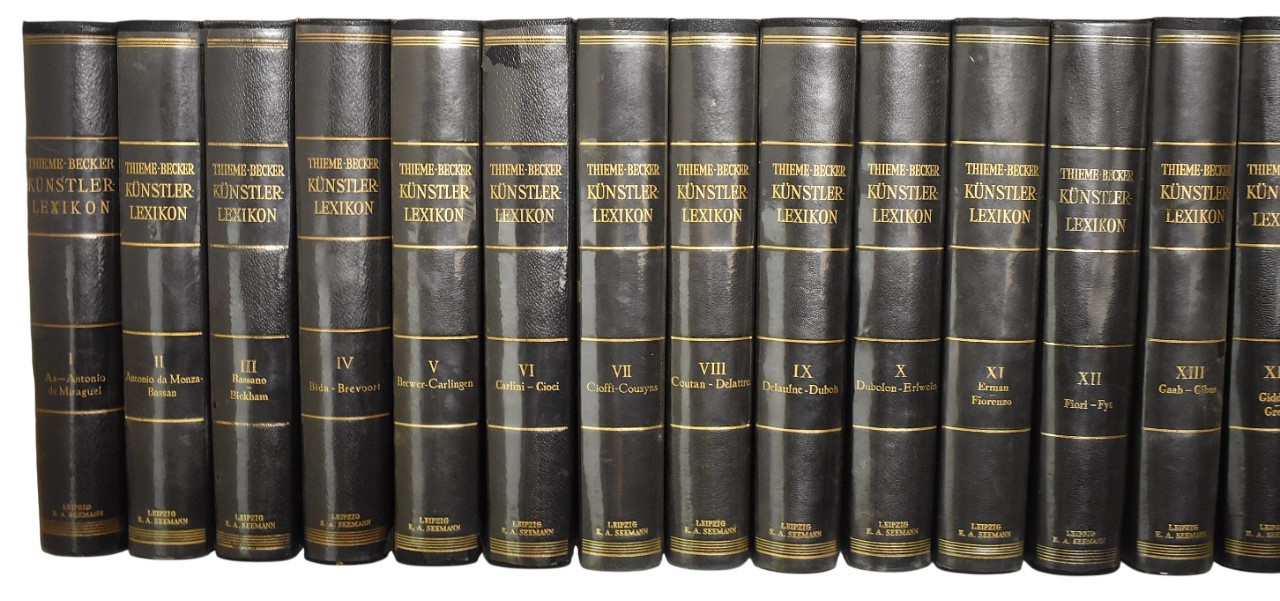 Vollmer, Hans: Allgemeines Lexikon der bildenden Künstler, 1907-1950