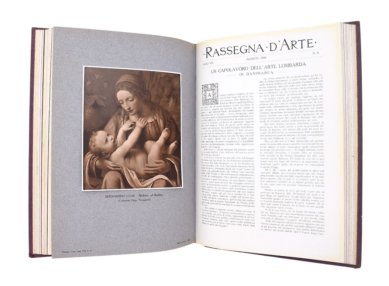 Rassegna d'arte diretta da Corrado Ricci, 1908-1921