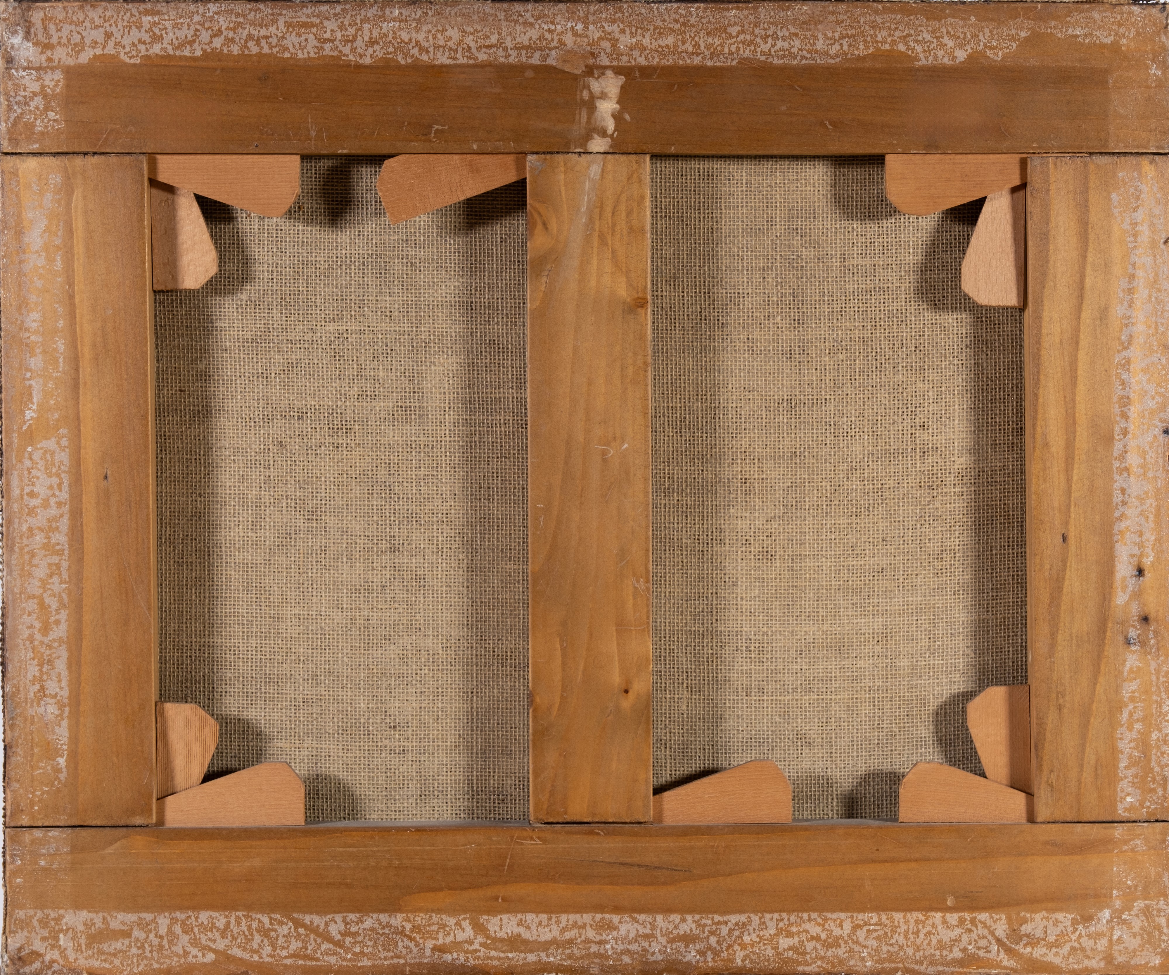 Coppia di dipinti raffiguranti festa di paese