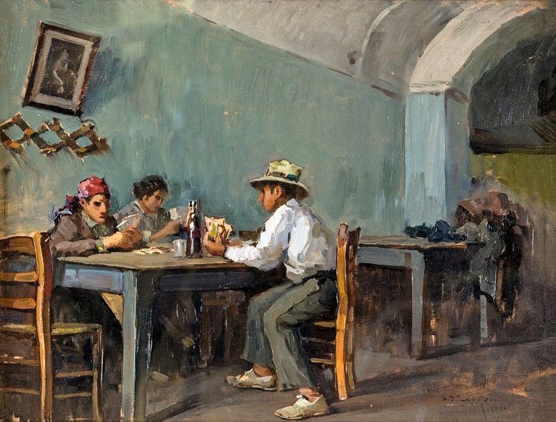 Nicolas De Corsi - Interno di Osteria