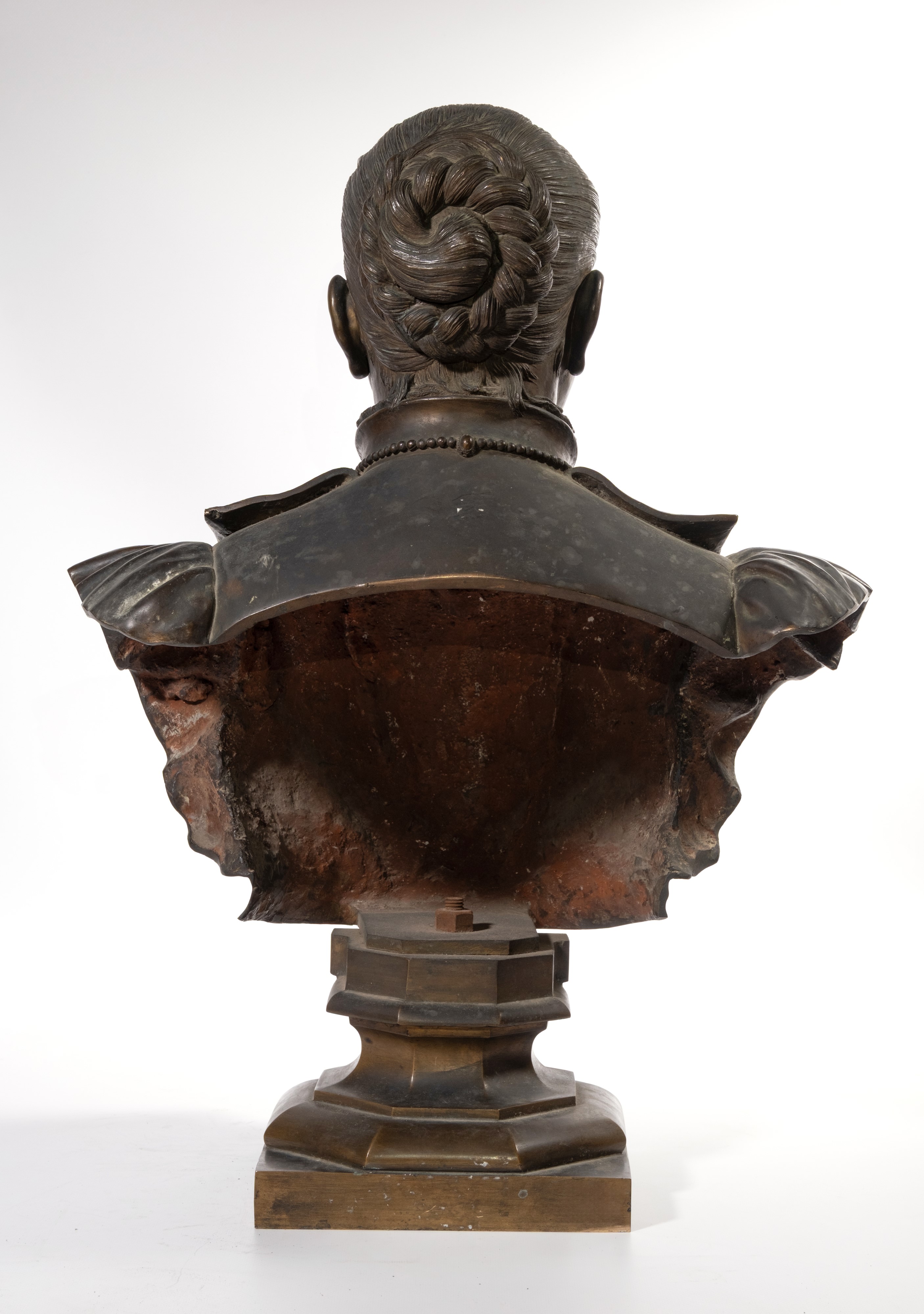 Busto in bronzo, fonderia Fratelli Galli, Firenze, fine del XIX secolo