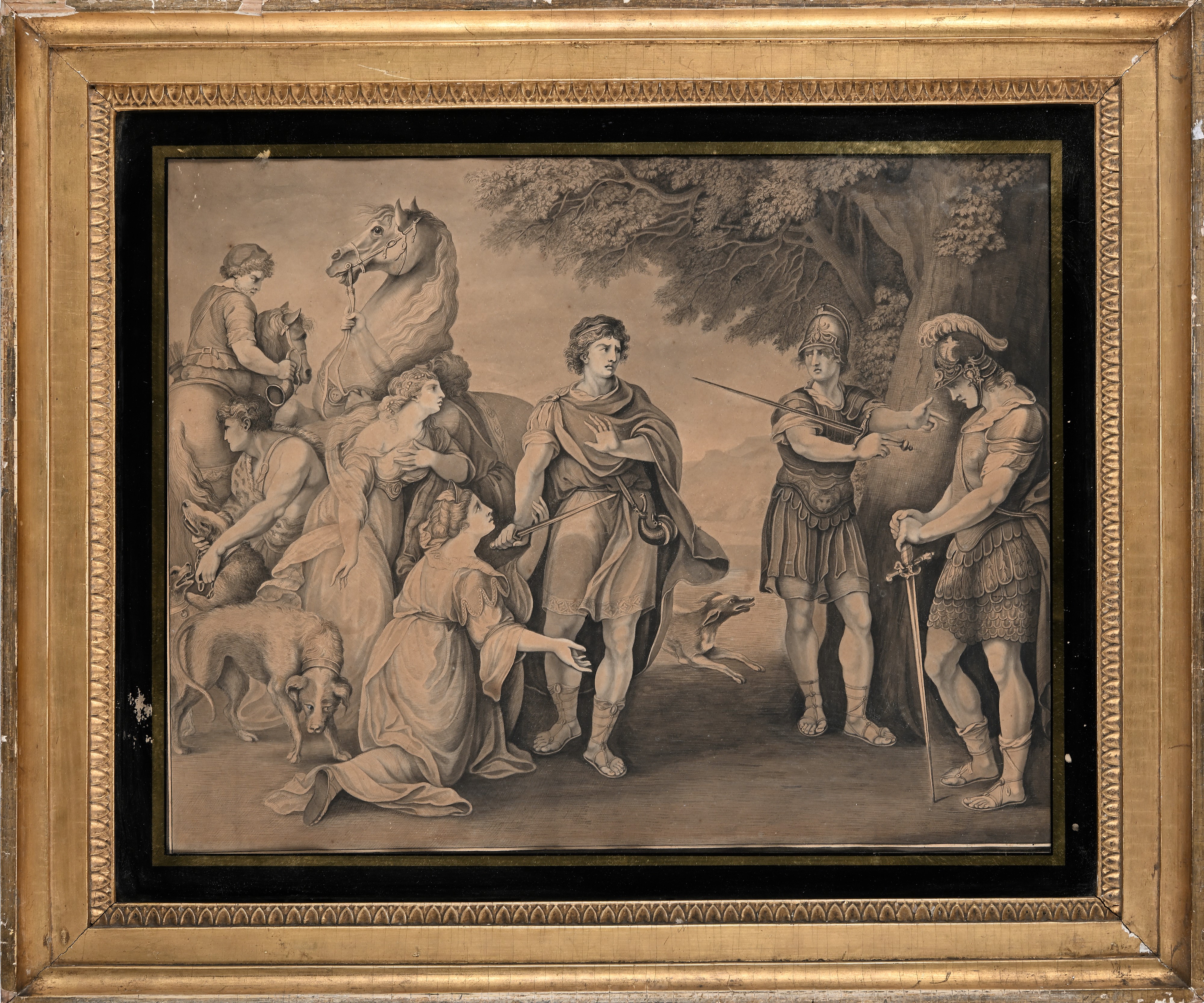 Francesco Bartolozzi, Palamone e Arcite, incisione