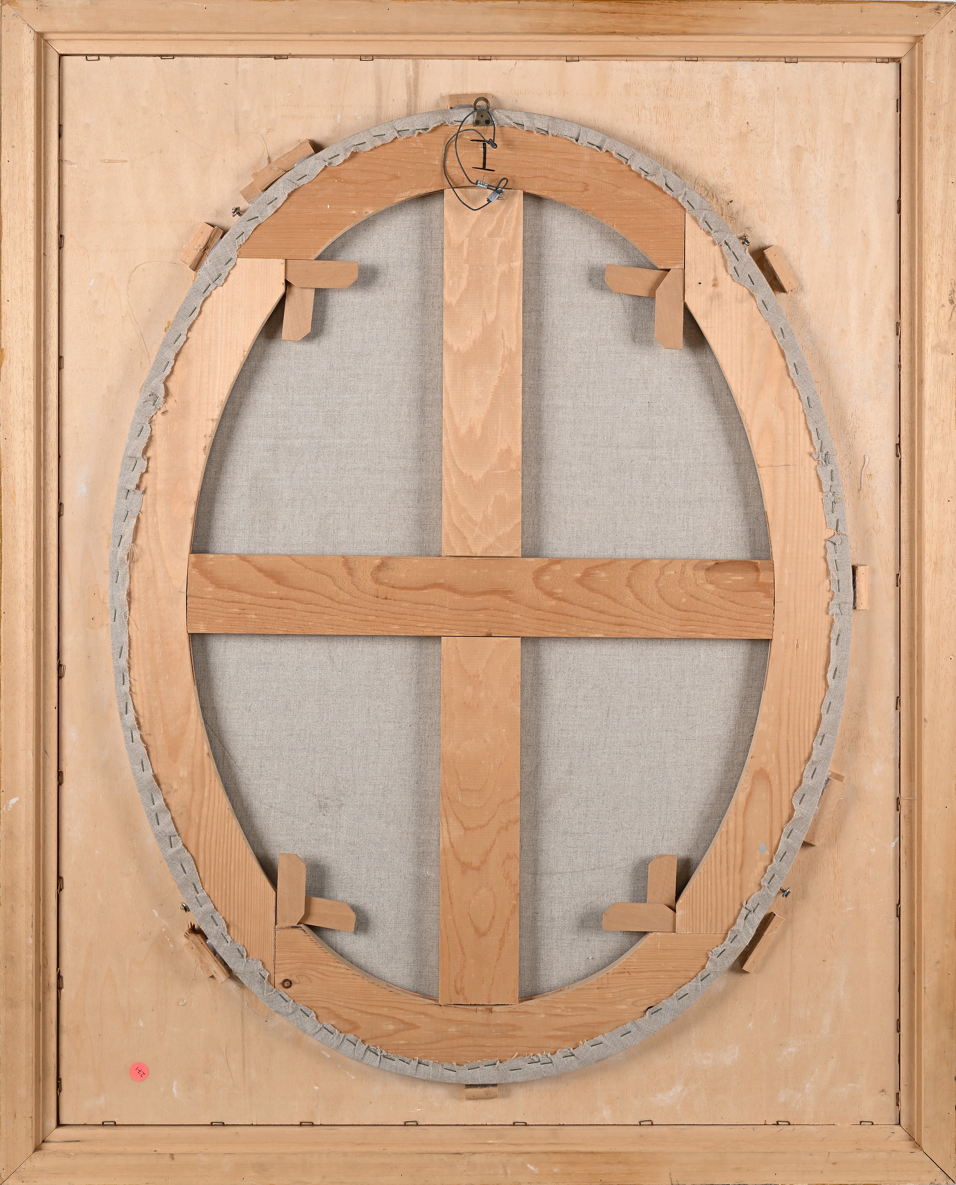 Coppia di Cappricci architettonici ovali