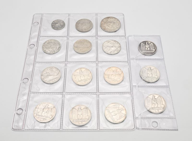 Regno d’Italia, Umberto I e Vittorio Emanuele III – serie da 50 centesimi a 5 lire