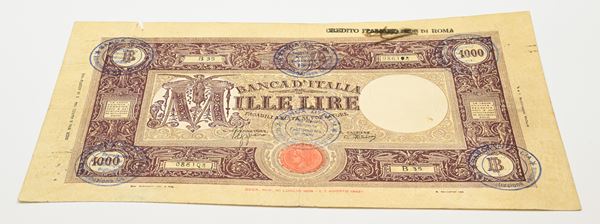 Repubblica Sociale: Banconota da 1000 lire