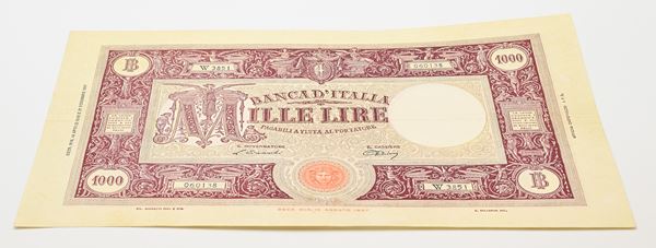 Repubblica Italiana: Banconota da 1000 Lire