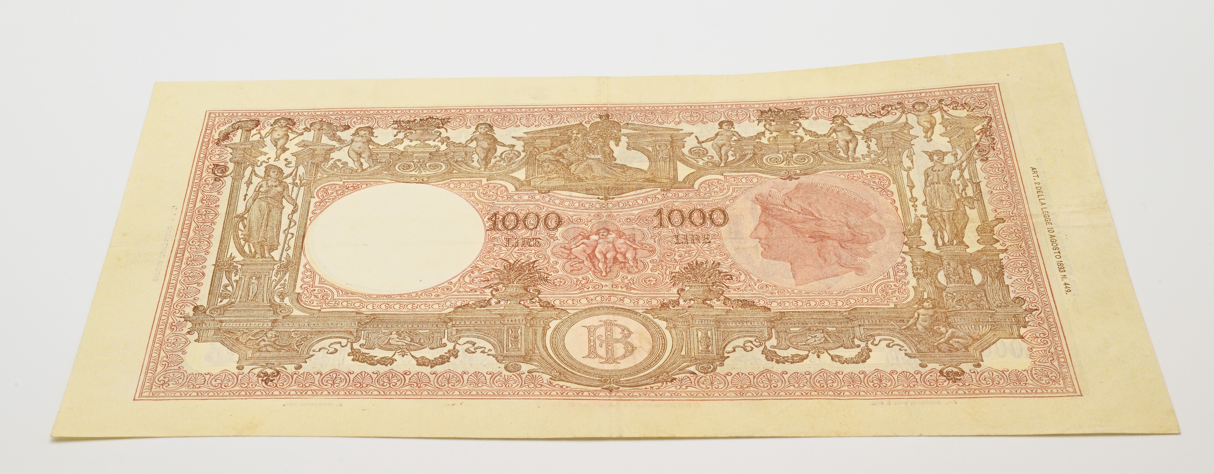 Repubblica Italiana, Banconota da 1000 Lire