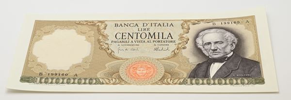 Repubblica Italiana: 100.000 Lire Manzoni