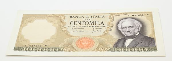 Repubblica Italiana: 100.000 Lire Manzoni