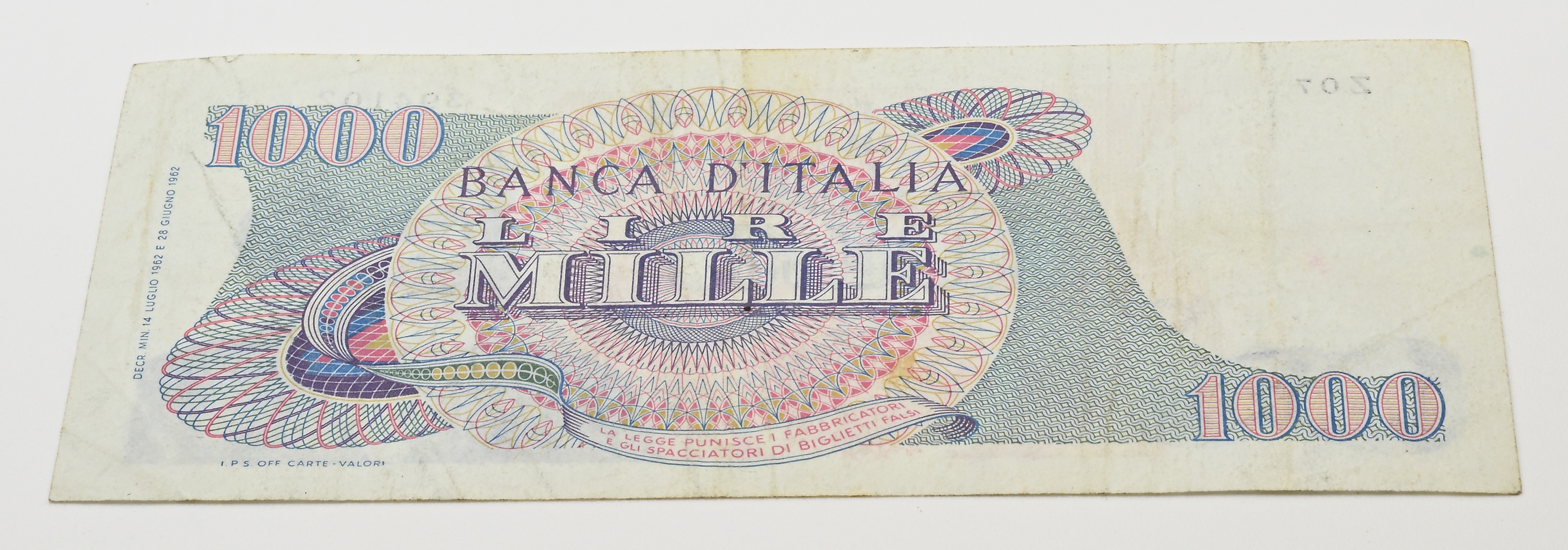 Repubblica Italiana, 1.000 Lire Serie speciale Z «Verdi», II tipo