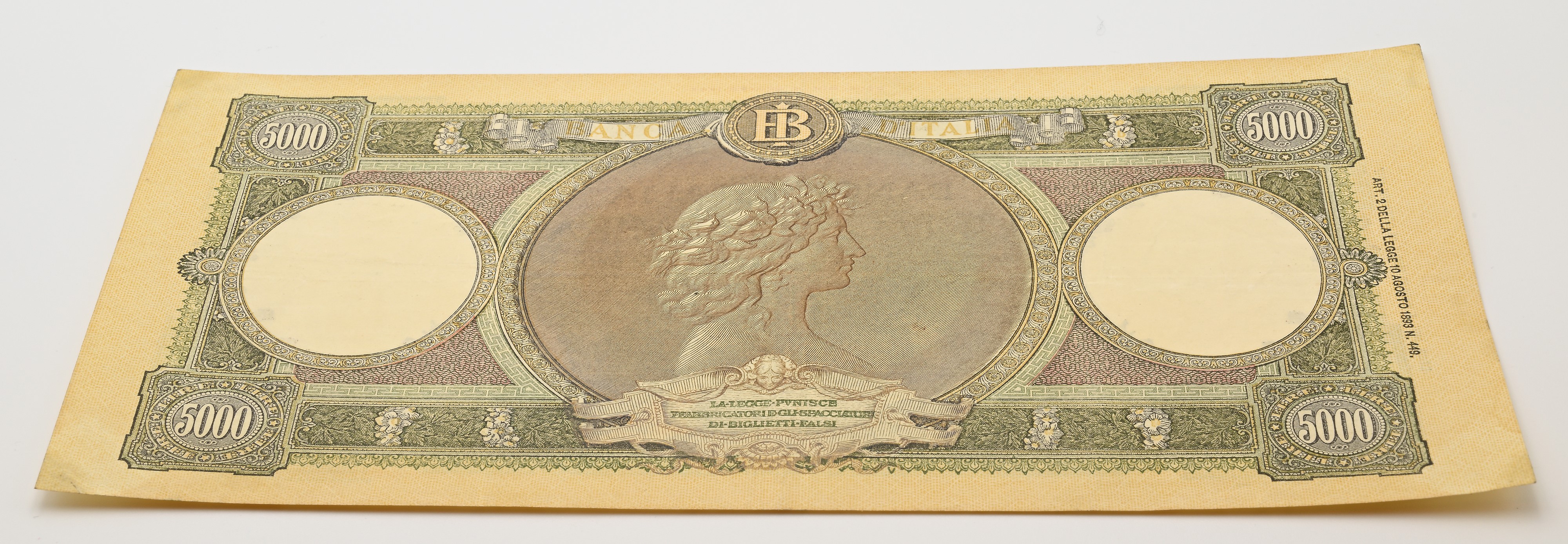Repubblica Italiana, 5.000 Lire “Regine del Mare”