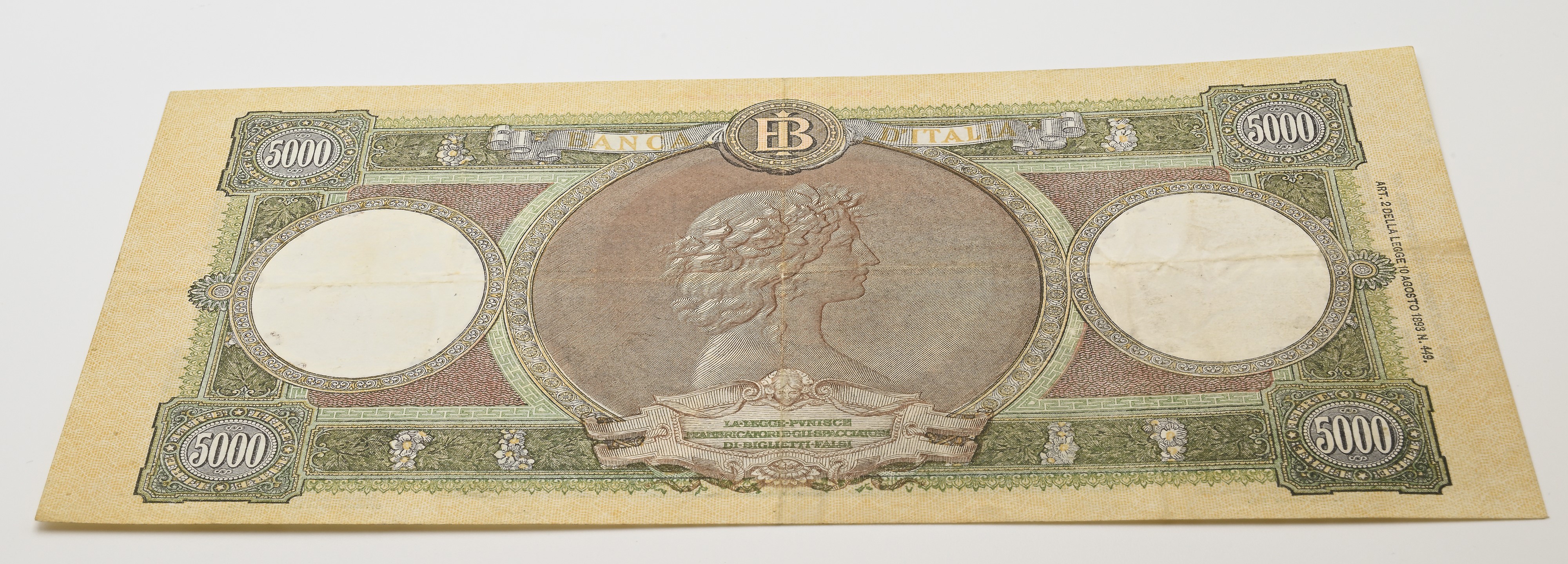 Repubblica Italiana, 5.000 Lire “Regine del Mare”