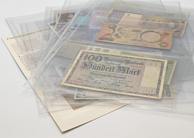 Lotto di banconote estere