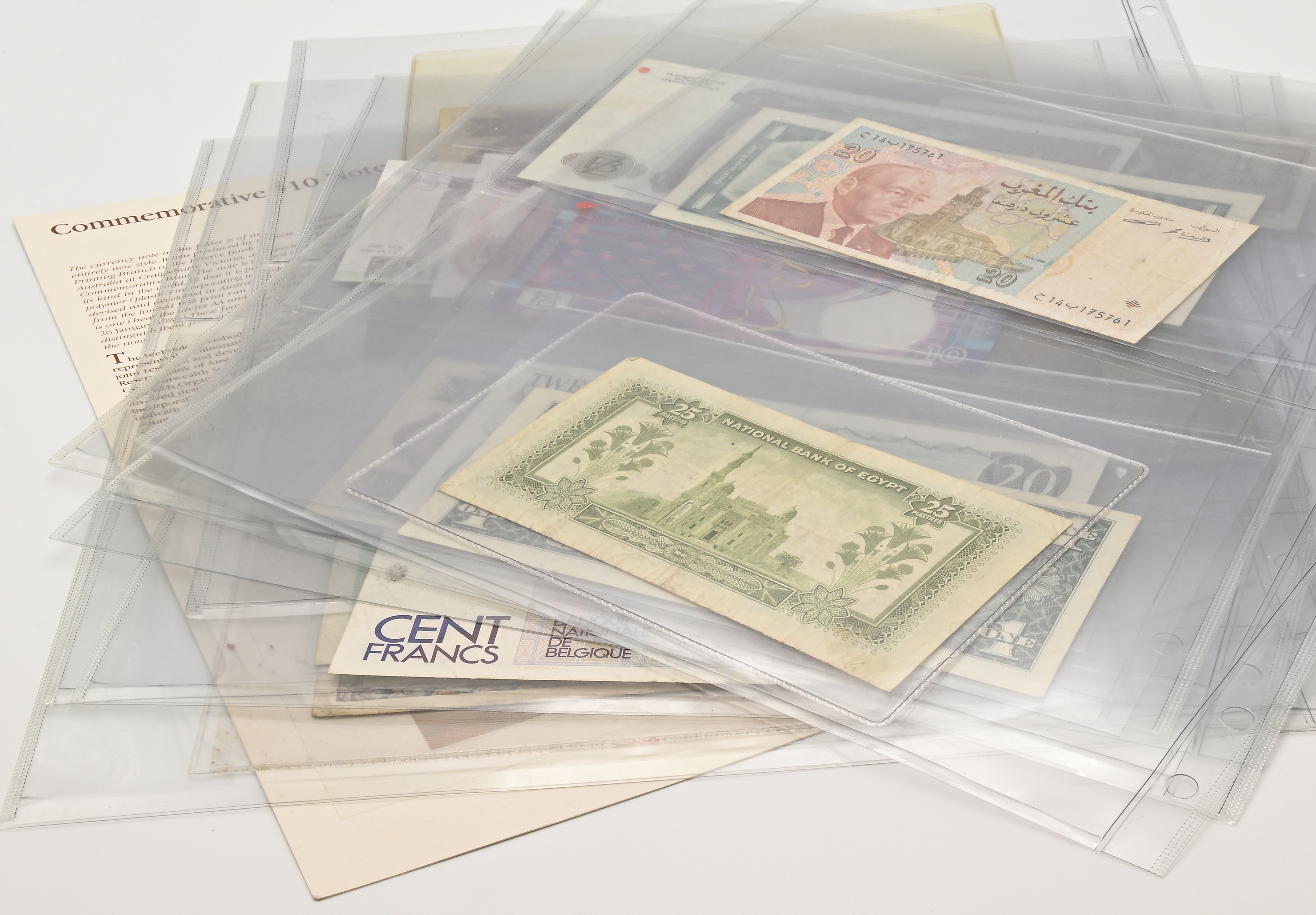 Lotto di banconote estere