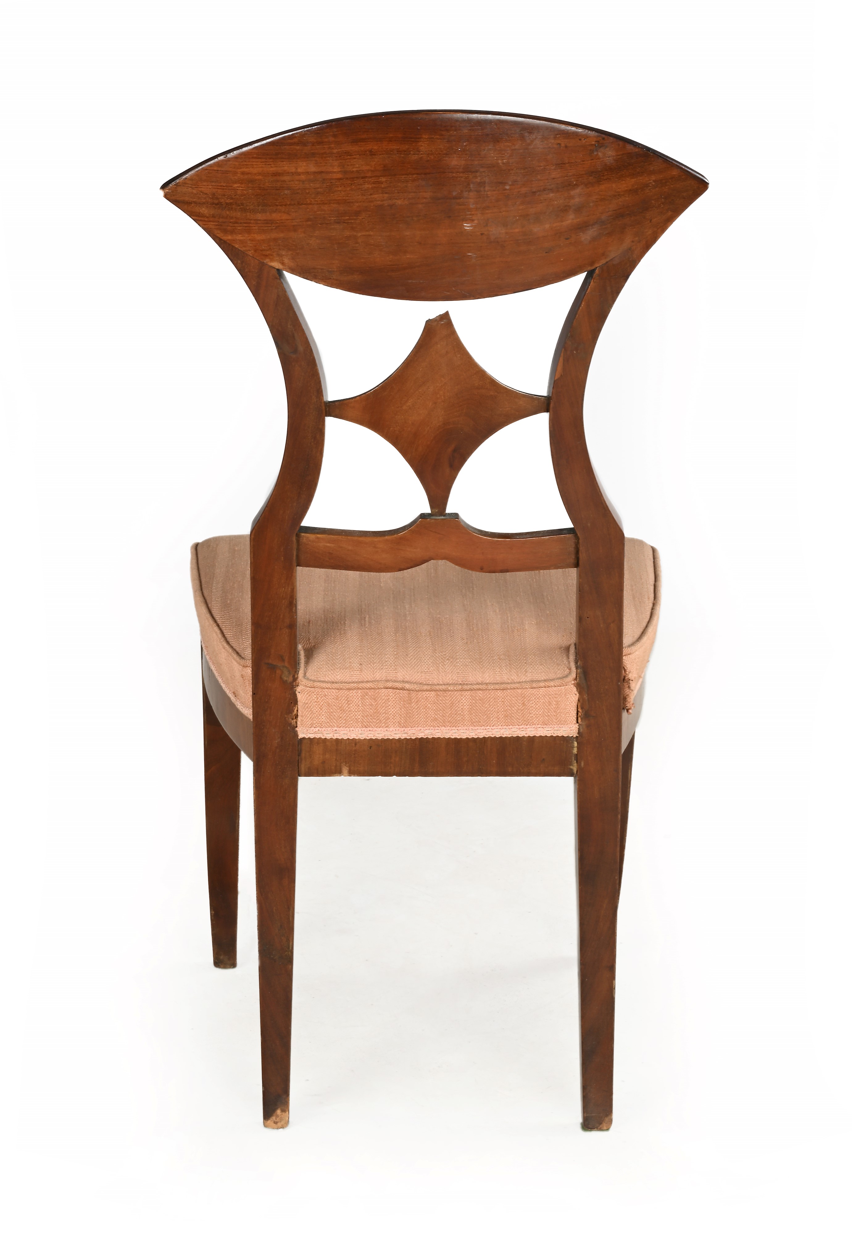 Sedia in legno intarsiato, XIX secolo