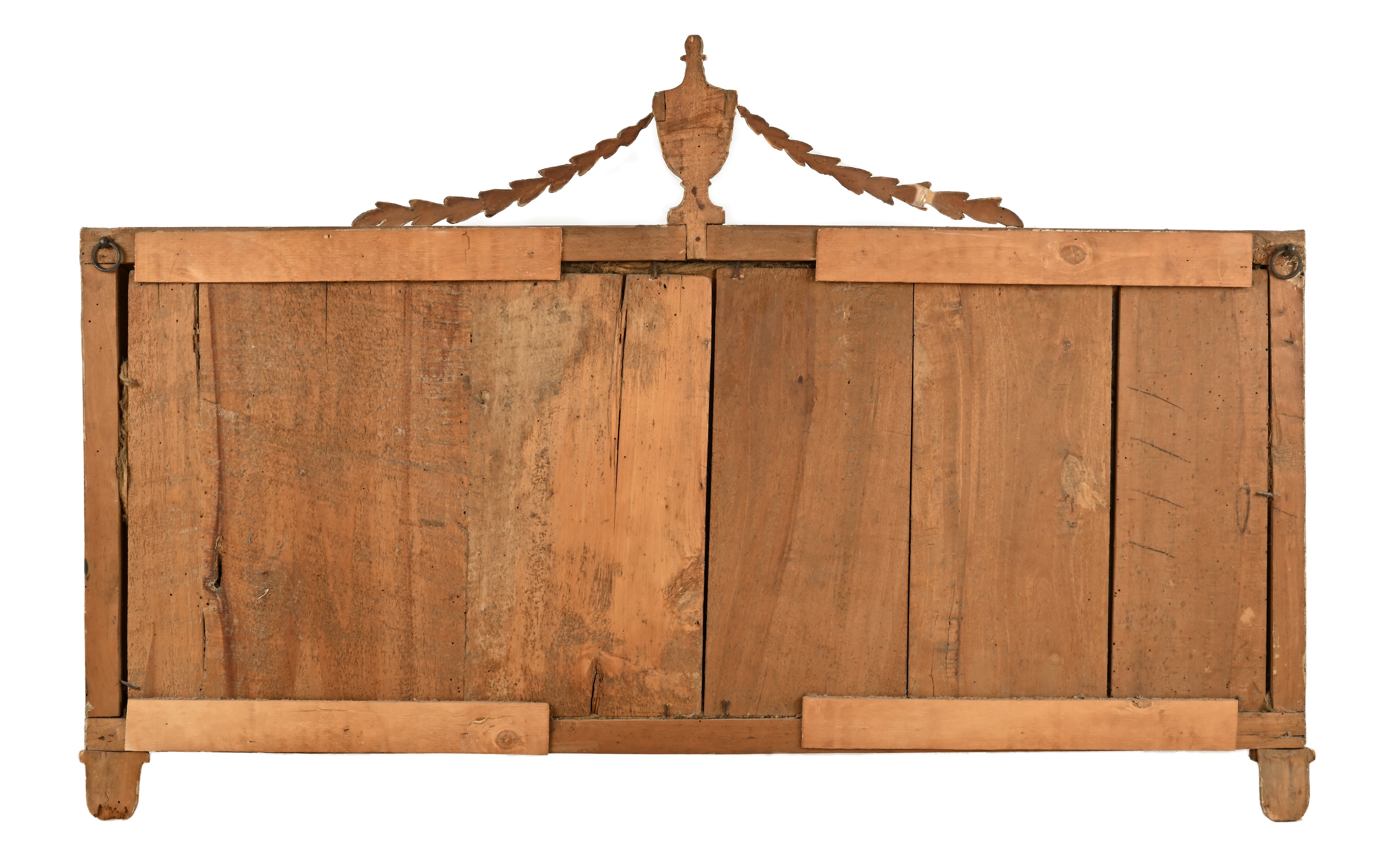 Caminiera in legno dorato, XIX secolo