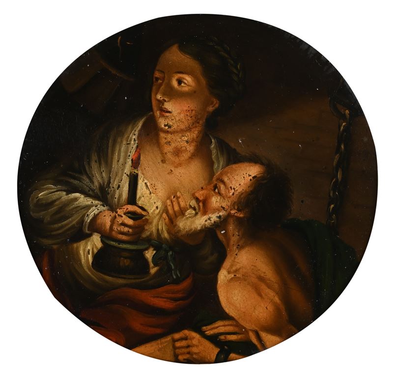 Anonimo del XVIII Secolo - Carità romana