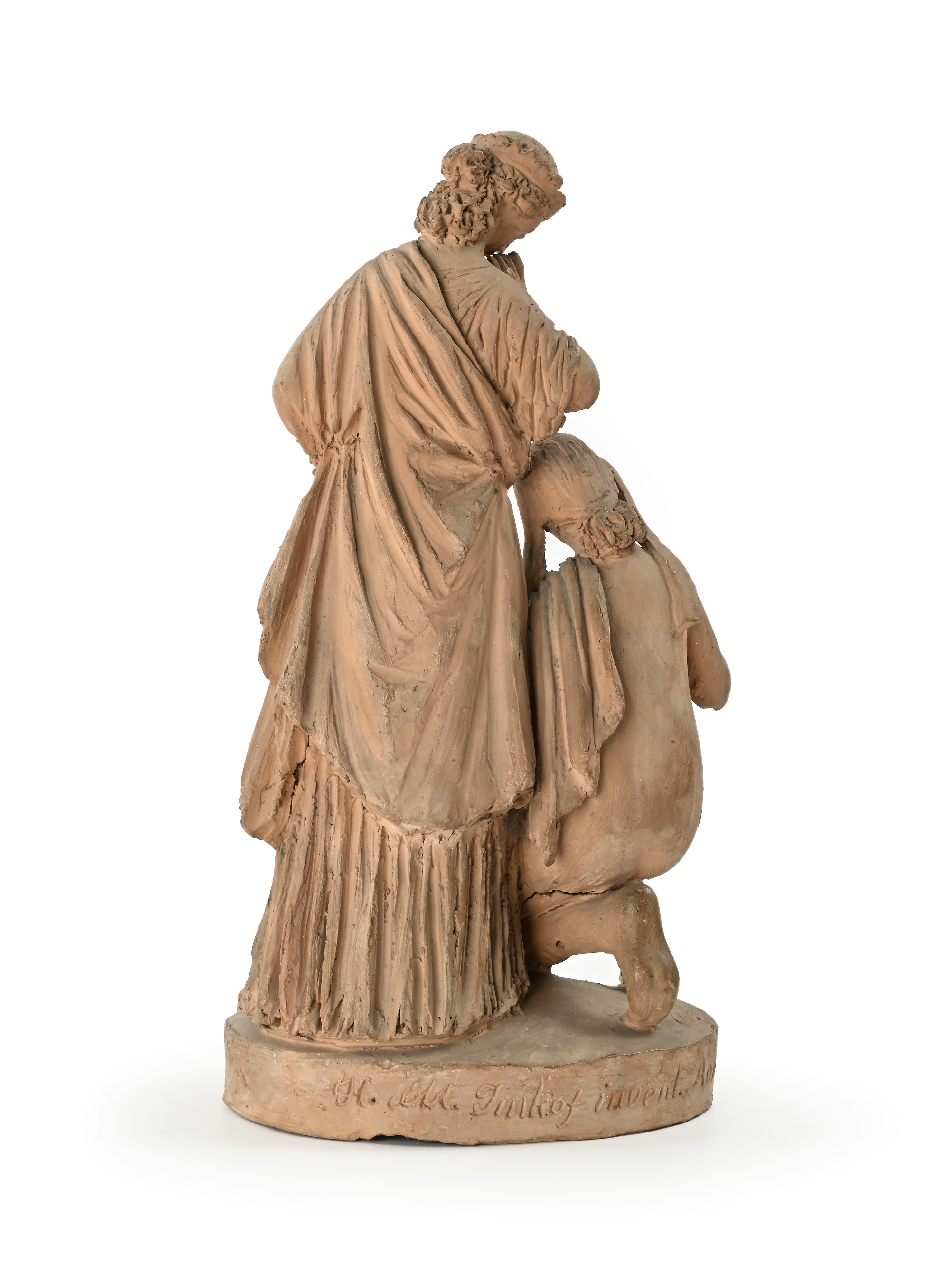 Heinrich Max Imhof - Ritrovamento di Mosè in terracotta