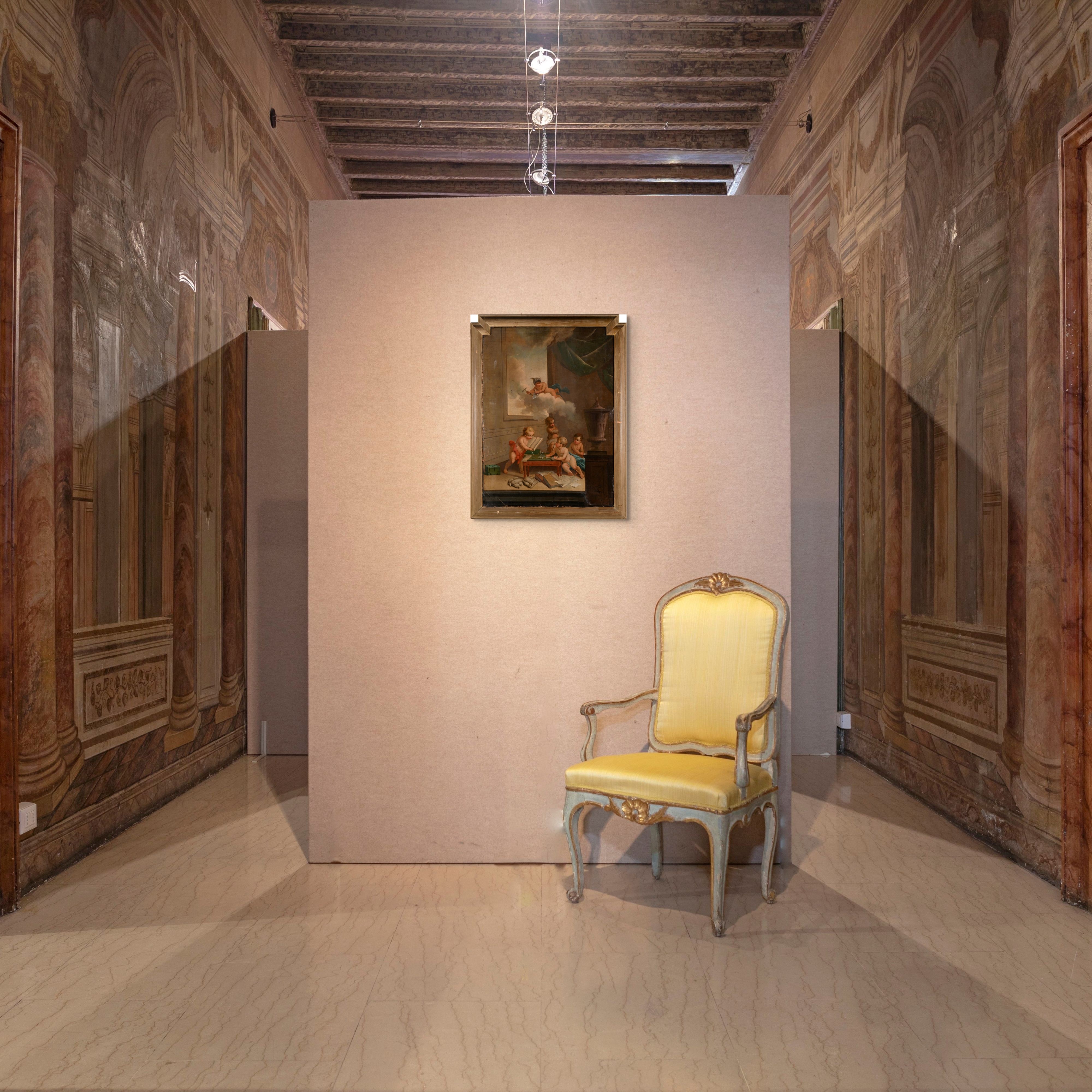 Michele Antonio Rapous - Allegoria delle scienze, olio su tela