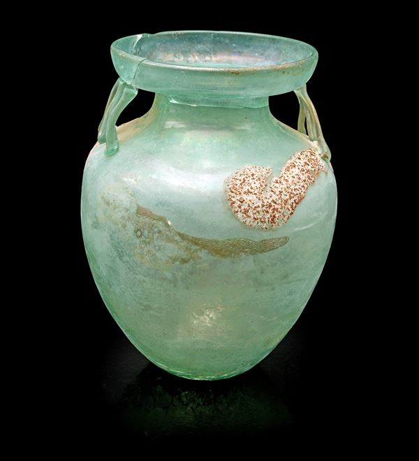 Vaso in vetro di Murano, modello Scavo