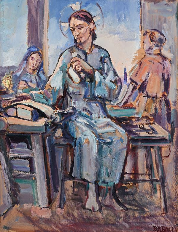 Bozzetto per il Cristo Divino Lavoratore