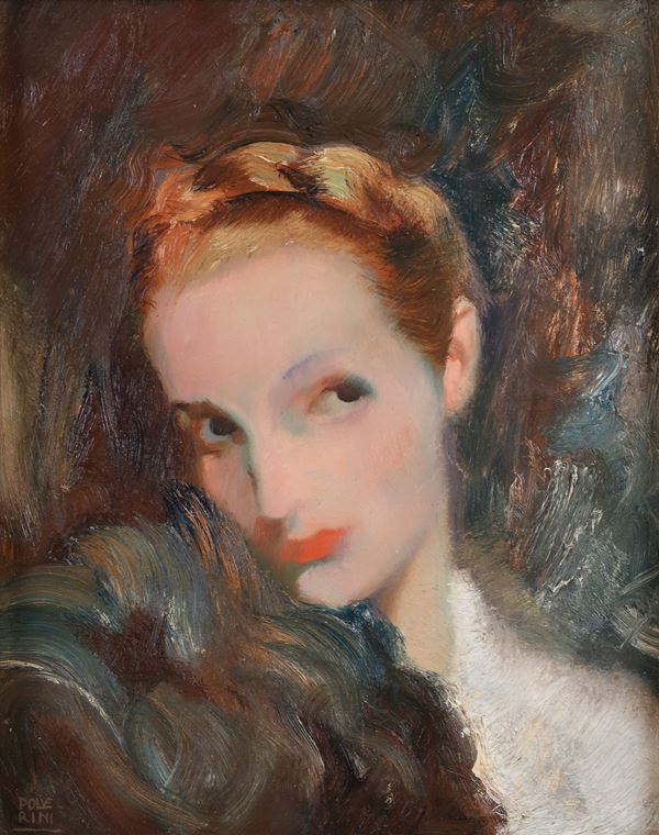 Luigi Polverini - Ritratto di donna