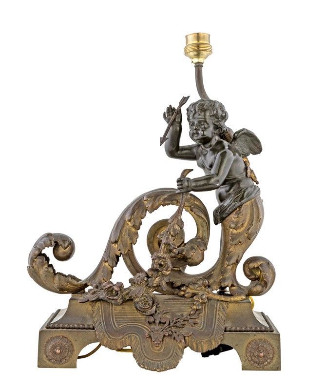 Lampada da Tavolo in Bronzo