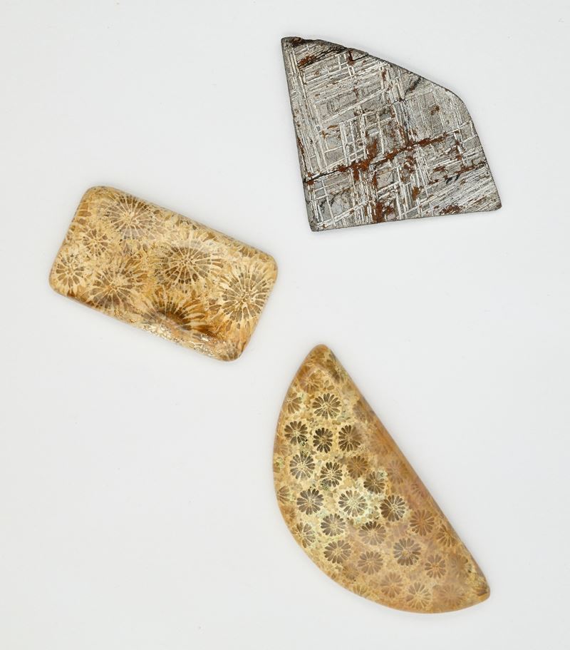 Lotto di 3 grandi quarzi