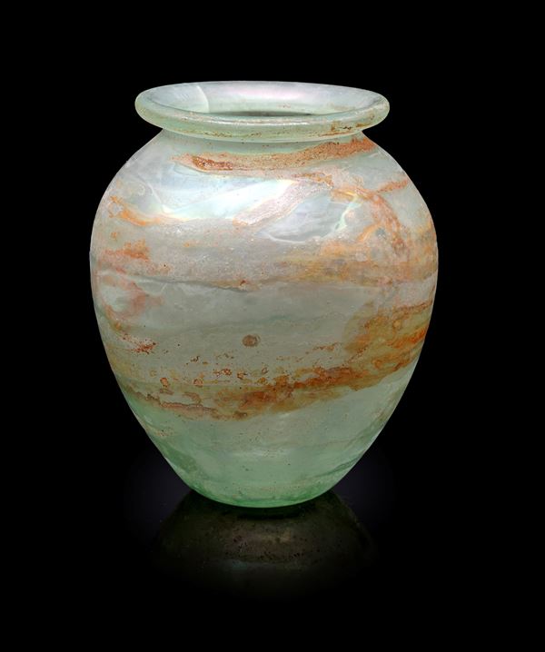 Vaso modello Scavo in vetro di Murano