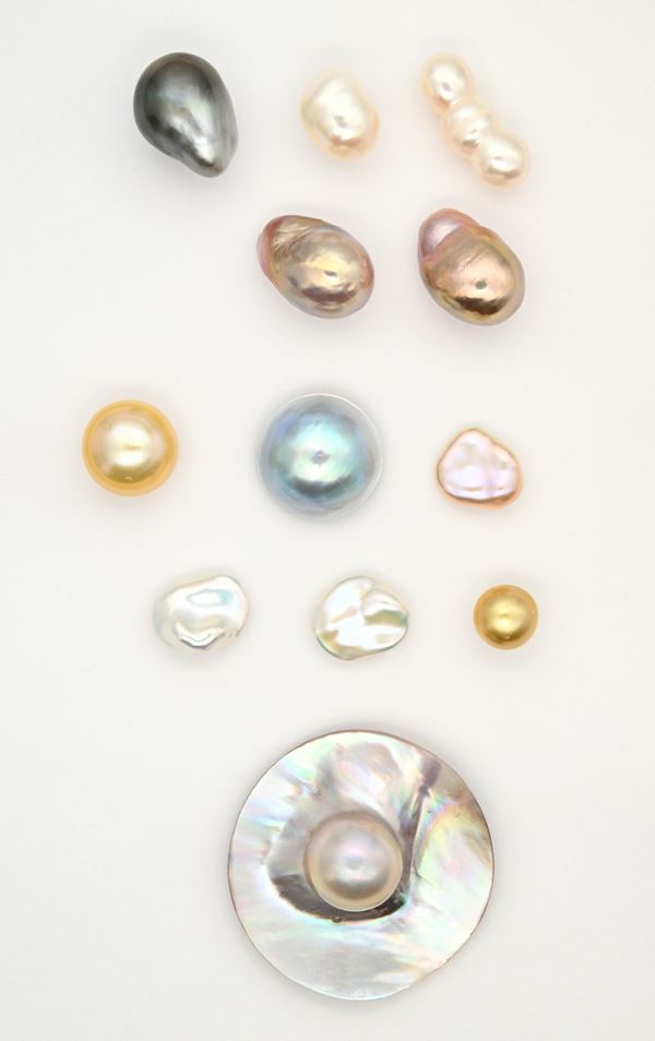Lotto misto di perle da coltivazione in acqua dolce