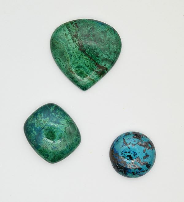 Lotto di 3 crisocolla