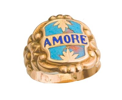 Anello Borbonico a Scudo