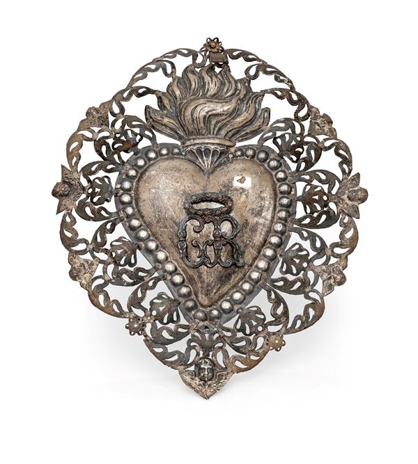 Ex voto in lamina d'argento