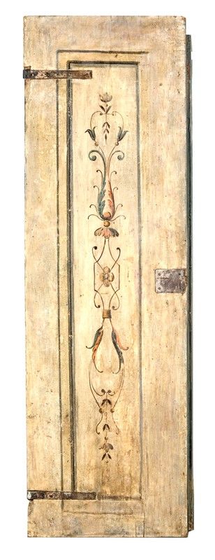 Porta a Due Ante in Legno Dipinto
