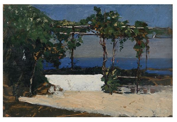 Attilio Simonetti - Balcone a Casamicciola