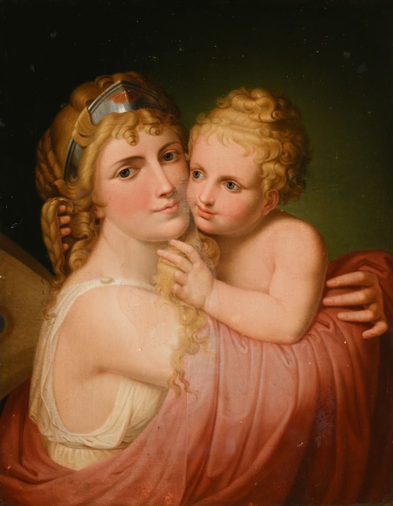 Scuola Francese del XIX Secolo - Amore e Psiche
