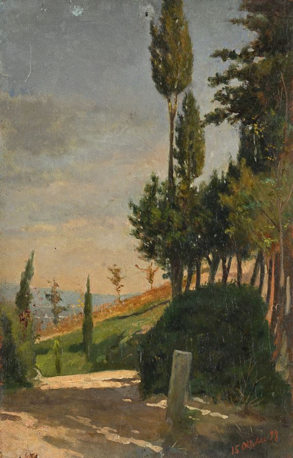 Veduta delle colline toscane