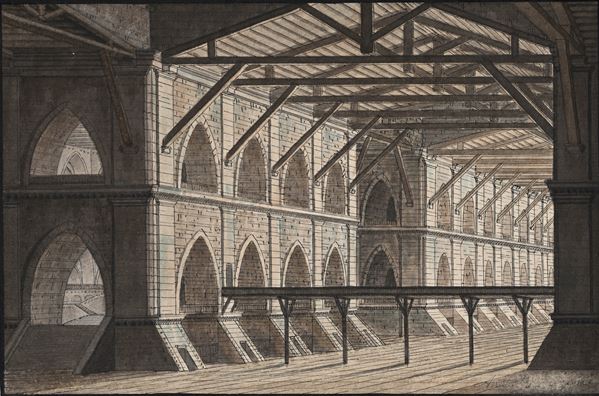 Veduta fantasiosa di interno