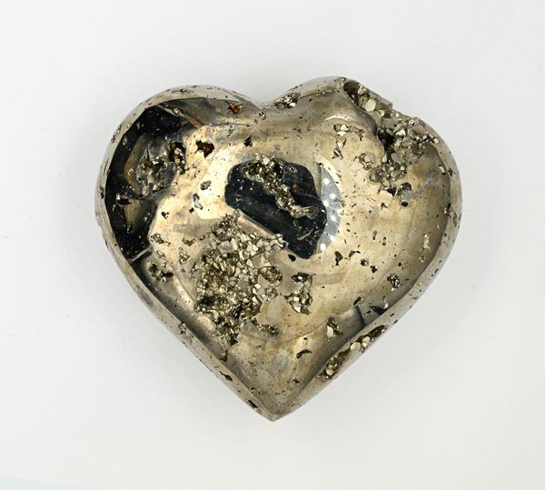 Grande pirite in taglio cuore