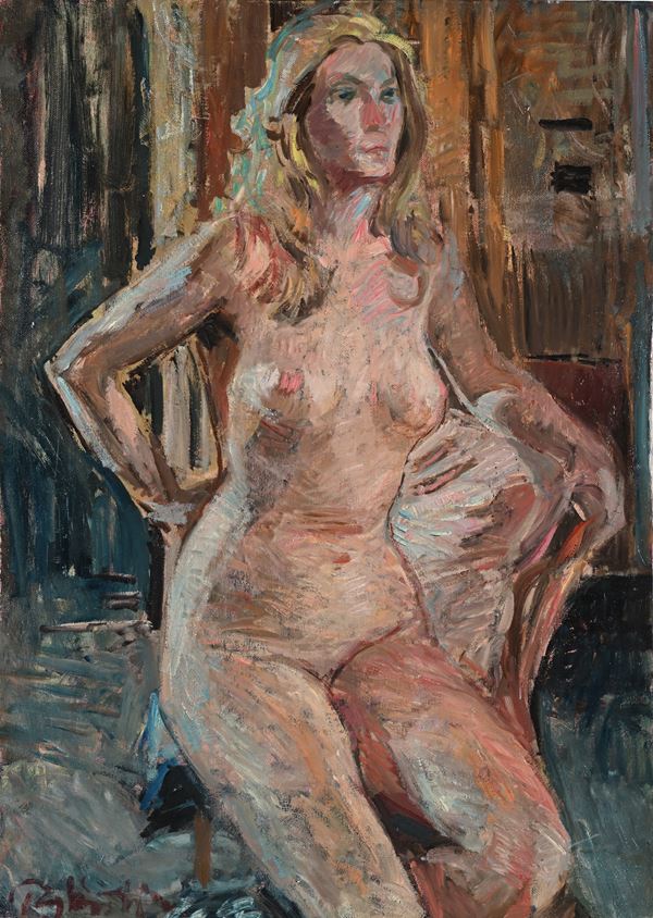 Paulo Ghiglia - Nudo di donna bionda