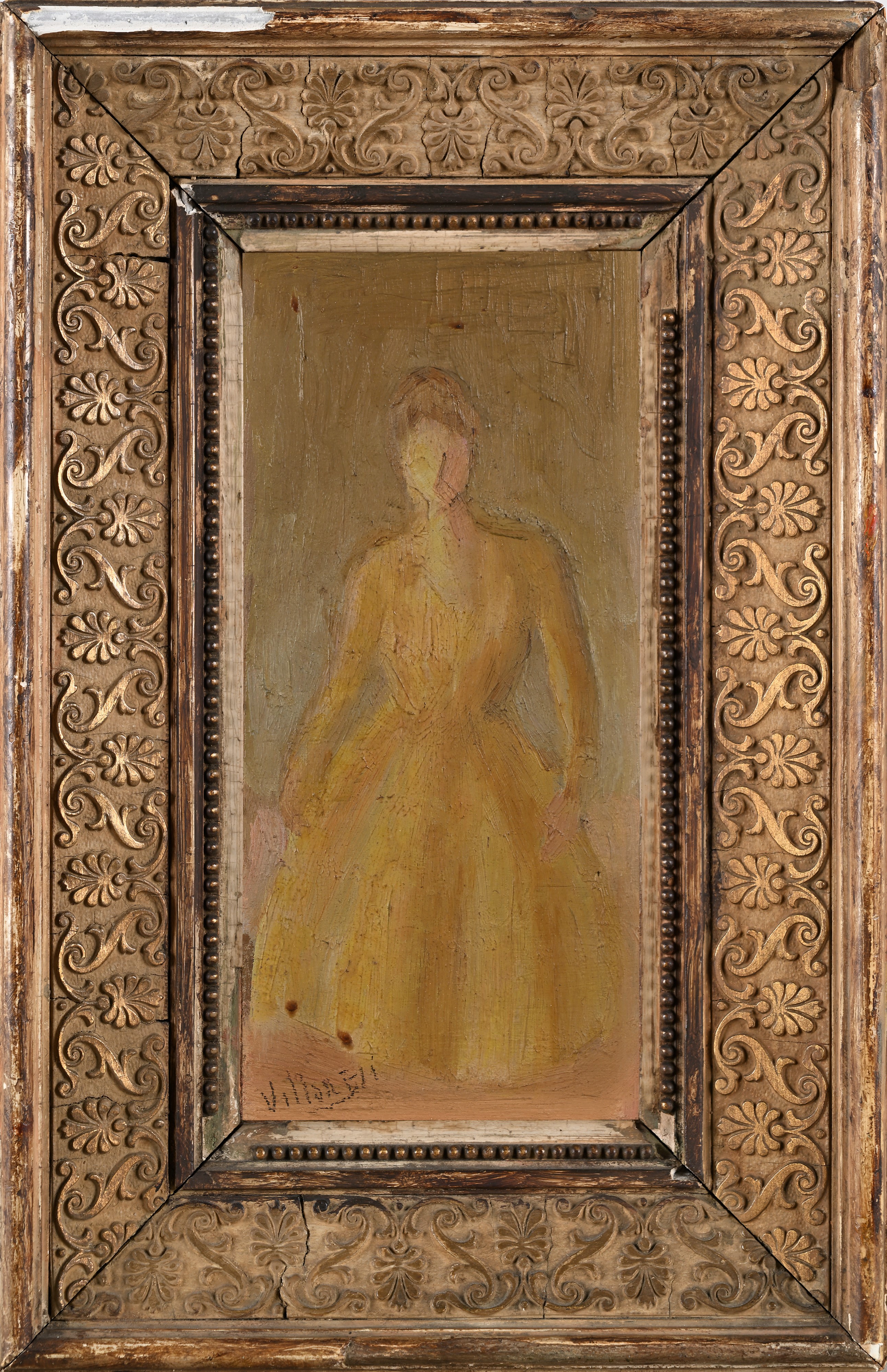 Franco Villoresi - Ritratto, olio su tavola